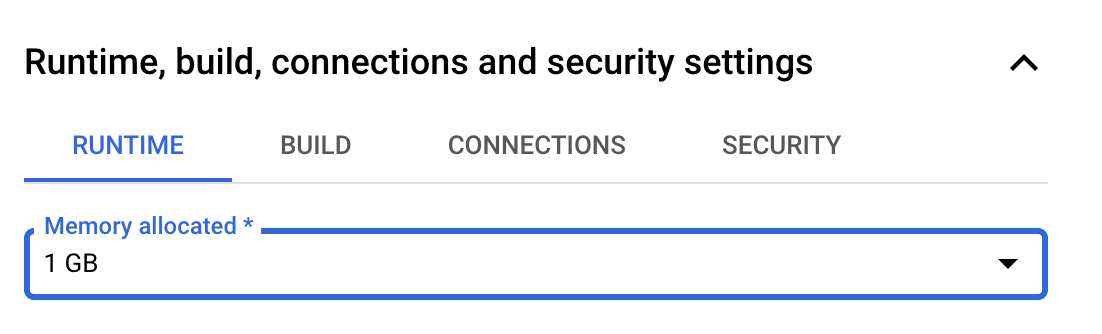 Screenshot of Google Cloud Console UI