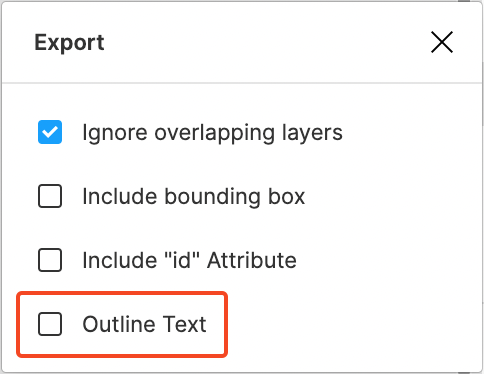 Figma export SVG window