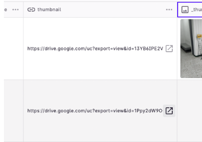 Sample URL Column